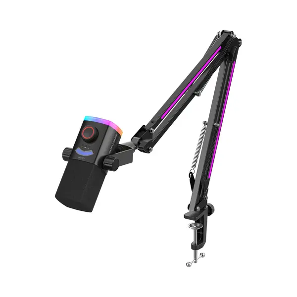 Fifine - AM8 Pro T - Usb / Xlr Studio Microfoon - Pc-Gaming Met Flexibele Rgb Arm ( 66cm! ) - Geschikt Voor Pc/PS4/PS5 - Rgb - Podcast - Gaming - thumbnail