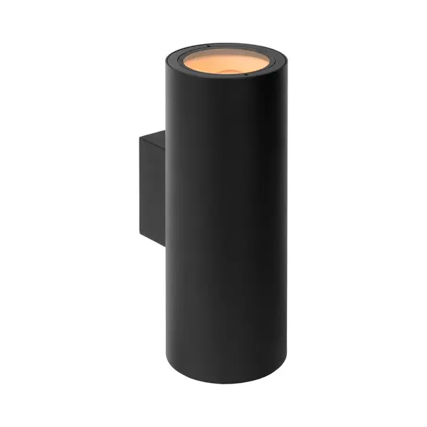 Lucide Volantis - Wandspot - 2xE27 - IP54 - Zwart thumbnail