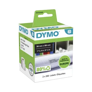 Dymo Lw - Grote adreslabels - 36 x 89 mm - S0722400
