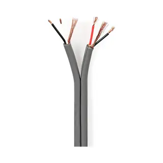 Nedis COTR15001GY100 audio kabel 100 m Grijs
