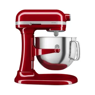 KitchenAid 5KSM70SHXEER Staande mixer 375 W Grijs, Rood, Roestvrijstaal