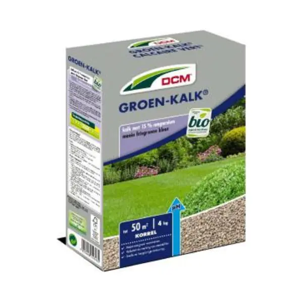 Dcm Groen Kalk Voor Gazon - 4 Kg thumbnail
