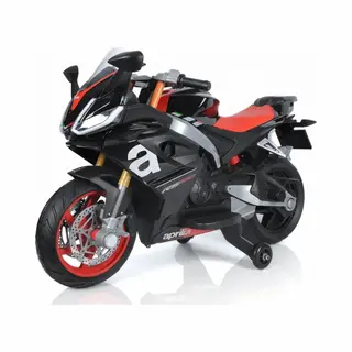 Vrooomy Aprilia RS660 Elektrische Kindermotor - 12V Accu - 3 Tot 6 Jaar - Zwart