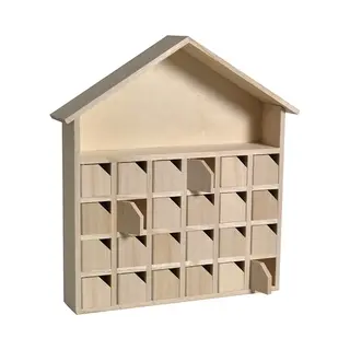 Houten Adventskalender 31, 5x7x34 Cm - Artemio