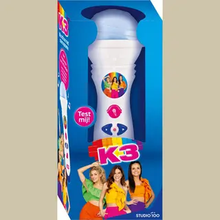 K3 - Speelgoedmicrofoon - Microfoon Met Stemopname - Met Nieuwe Liedjes - Alle Kleuren