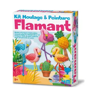 4M Knutselen - Giet En Verf - Flamingo - Creatief Speelgoed - Multicolor - Hobbypakket - Mould And Paint - Crea - 5 Jaar