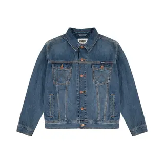 Wrangler, Mannen, Lichtgewicht Jassen, Klassiek Denim Jasje, Blauw, (M)