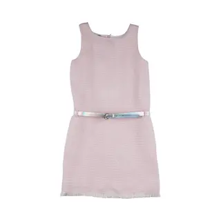 Rumbl Royal - Jurk - Jacquard - Roze - Maat 128
