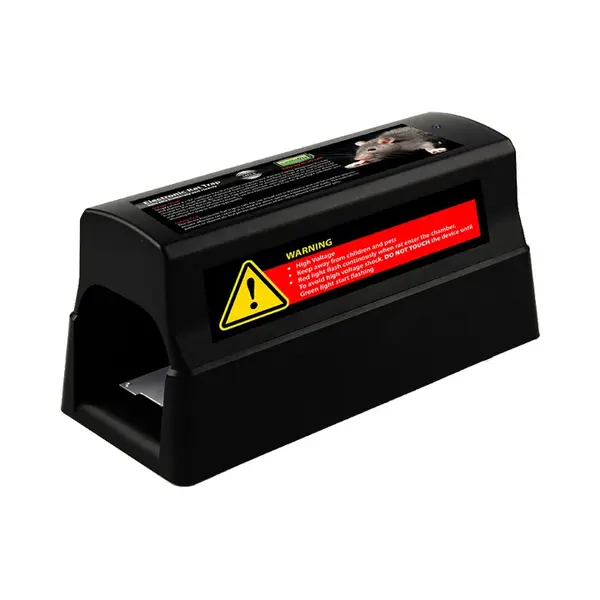 Bsi - Elektrische Muizen- En Rattenvallen - Dierproefvrij - Zeer Effectief, Zwart thumbnail