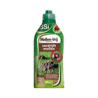 Bsi - Mollen-Vrij Strooigranulaat - Mollenbestrijding - Verdrijft En Voorkomt Mollen In De Tuin - 600 G