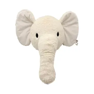 Wanddecoratie Label Elephant Elly Ivory