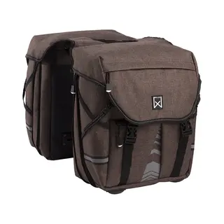 Willex Bagagetas 1200 Xl - Dubbele Fietstas - 50 Liter - Bruin
