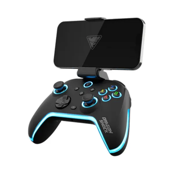 Dragonshock Aurora Plus Schwarz Bluetooth/Rf/Usb Gamepad Analog / Digital Android, Pc, Playstation 3, iOS thumbnail