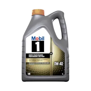 Mobil 1 153678 Synthetische Motorolie Fs 0W40, Goud, 5 Liter