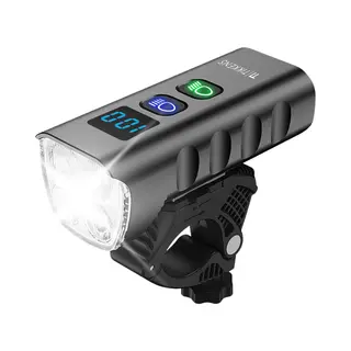 Tikkens Led Fietsverlichting 1600 Lumen - Fietslamp Usb Oplaadbaar - Fietsverlichting Met Powerbank - Voorlicht Mtb & Racefiets Verlichting -