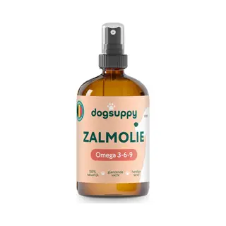 DogSuppy Zalmolie [spray] - 100% Natuurlijk - Boost Voor De Gezondheid Van Je Hond - 250 Ml - Glanzende Vacht Voor Honden - Ondersteunt De Algehele Gezondheid