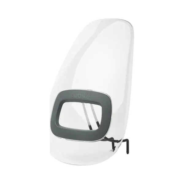 Bobike 8015500016 Windscreen Bobike Grey For Front Child Bike Seat, Shockproof, Adjustable, Impact-Resistant Wind Deflector For Baby & Toddler, Fits thumbnail