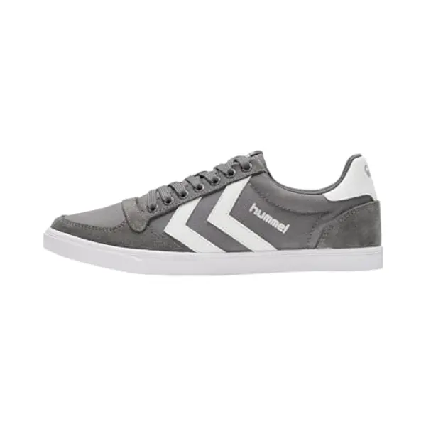 Hummel Sportschoen 'Slimmer Stadil' Donkergrijs / Wit thumbnail
