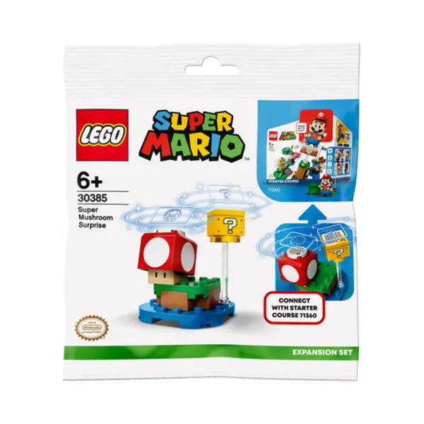 Lego Super Mario Super Mushroom-verrassing uitbreidingsset - 30385 thumbnail