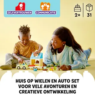 Lego 10986 Duplo Familiehuis op wielen