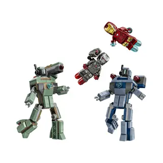 Lego 76320 Iron Man en War Machine vs. Hammer Drones