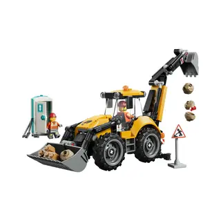 Lego 60480 City Gelber Baggerlader