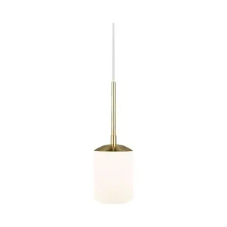 Nordlux Grant 15 Indoor Pendant/Ceiling Light Brass Glass, E14 15W With Adjustable Cable-Bedroom, Living Room, Kitchen, Office, Bedside Or Study.