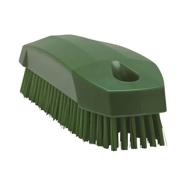 Kyowa clean Vikan 64402 Stiff Nail Scrubbing Brush Clean Bathroom Kitchen Upholstery Fabric 13cm X 5cm X 4cm, Green, 6440 thumbnail