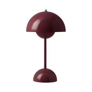 &tradition - Schnurlosleuchte FlowerPot - Violett - Polykarbonat - Designer Verner Panton