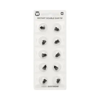 Widex Instant Double Ear-Tip Size Xs Pack Of 10 For Ex Headphones
