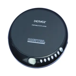 Denver Dm-24MK2 Tragbarer Cd-Player Schwarz, Grau