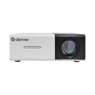Denver Projektor Pr-1000 - Mini Projector With Included Power Adaptor And Hdmi Cables. - 320 X 240 - 30... (Qvga), Beamer, Wit