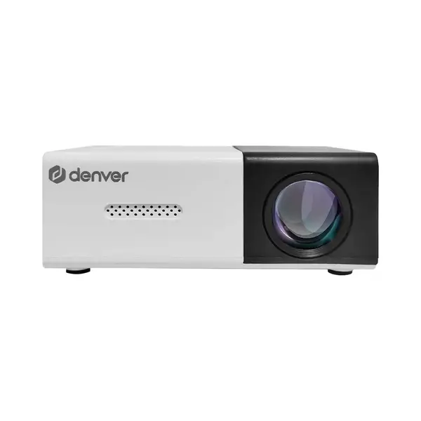 Denver Projektor Pr-1000 - Mini Projector With Included Power Adaptor And Hdmi Cables. - 320 X 240 - 30... (Qvga), Beamer, Wit thumbnail