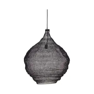 House Doctor Hängelampe Mesh Schwarz 60cm