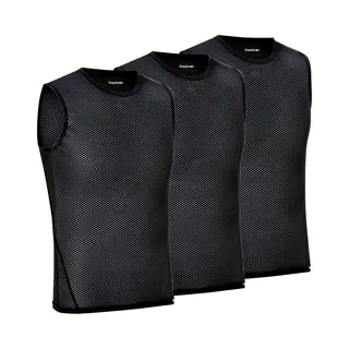 GripGrab, Unisex, Functioneel Overhemd, Ultralight Mesh Sl Baselayer Unisex 3 Pack (S), Zwart, S