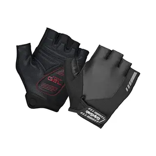 GripGrab - ProGel Padded Korte Vinger Zomer Fietshandschoenen Wielrenhandschoenen Met Padding - Zwart - Unisex - Maat S