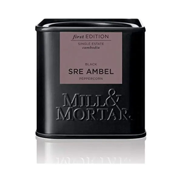 Mill & Mortar Black Sre Ambel Pepper - Biologische Zwarte Sre Ambel Peper - 50 G thumbnail