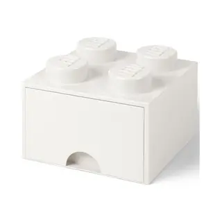 Lego 5006313 Aufbewahrungsstein Mit Schubfach In Weiß