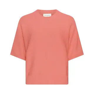 Msch Copenhagen Mschthamira 2/4 Pullover Tops & T-shirts Dames - Shirt - Perzik - Maat S/M