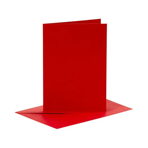 Creativ Company 23019 envelop C6 (114 x 162 mm) Rood 6 stuk(s) thumbnail
