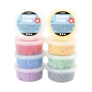 Creativ Company 780950 materiaal voor pottenbakken en boetseren Boetseerklei 160 g Verschillende kleuren 8 stuk(s)