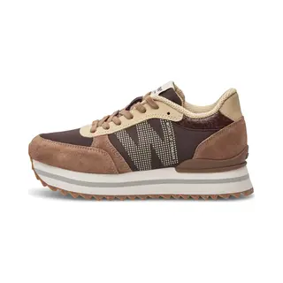 Woden Sneakers Laag 'Ronja' Bruin