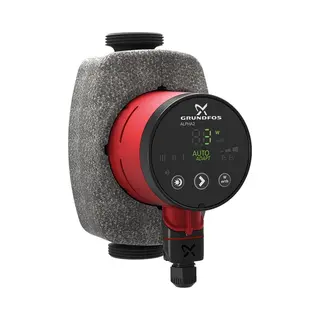 Grundfos Umwälzpumpe 25-80 1x230V Für Heizungs- Und Klimaanlagen, Modell Alpha2, 14 X 11 X 18 Cm, Schwarz (99411178)