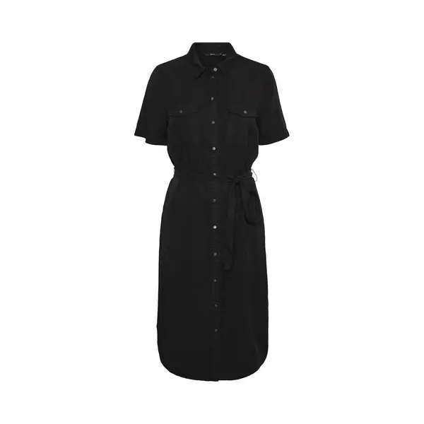 Vero Moda Vmsilja Ss Short Shirt Dress Ga Noos Dames Jurk - Maat Xs thumbnail