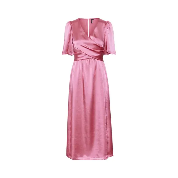 Vero Moda Vmkae D1 2/4 V-Neck 7/8 Dress Dames Jurk - Maat S thumbnail