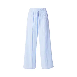 Only Broek 'ONLAugusta' Lichtblauw / Wit