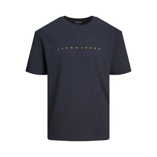 Jack & Jones Plus Size Heren T-shirt Jjestar Navy - Maat 6XL