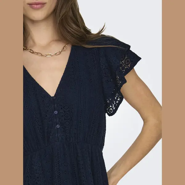 Only - Onlhelena Lace Capsl Dress Wvn Noos - Dames - Mini Jurken thumbnail
