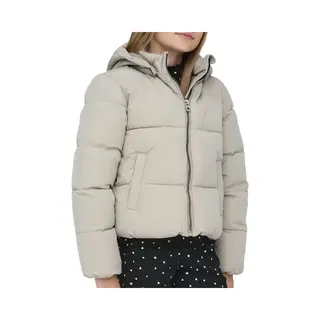 Only Kids Mädchen Kogdolly Short Puffer Jacket Otw Noos Jacke (De/Nl/Se/Pl, Numerisch, 158, Regular, Pumice Stone)