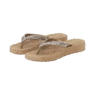 Wedge Platform Flip-Flops With Sparkling Stones Women Ilse Jacobsen Hornbæk